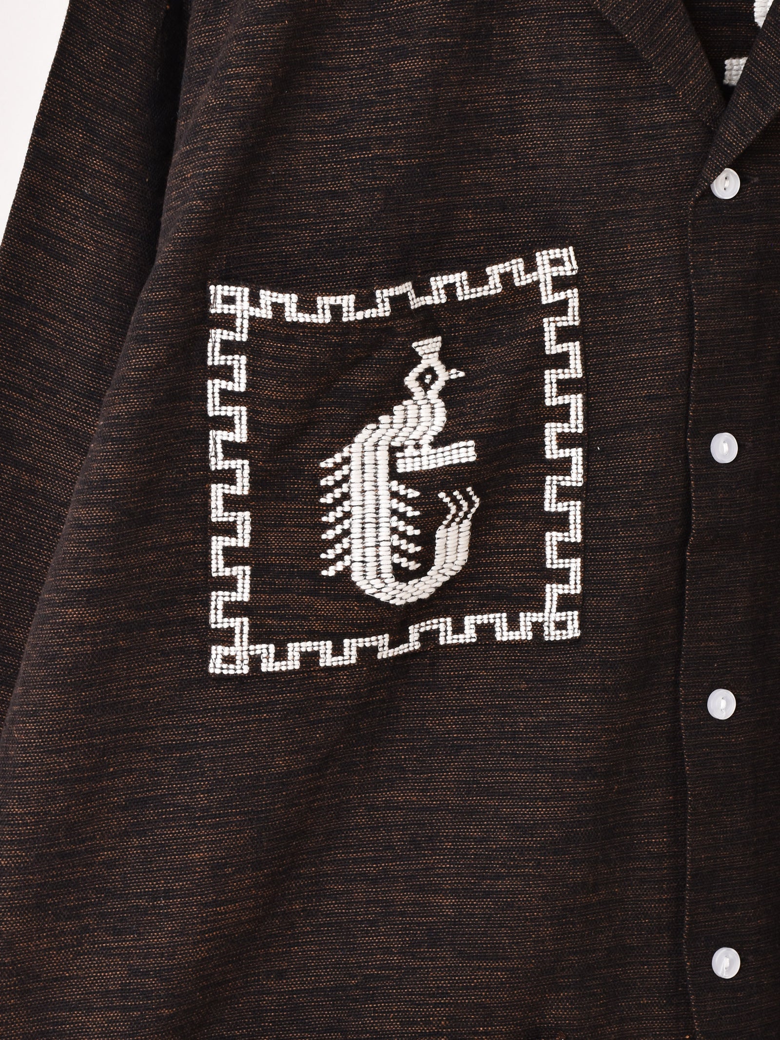 3色展開】Backers グアテマラデザイン 刺繍 長袖シャツ – 古着屋Top of