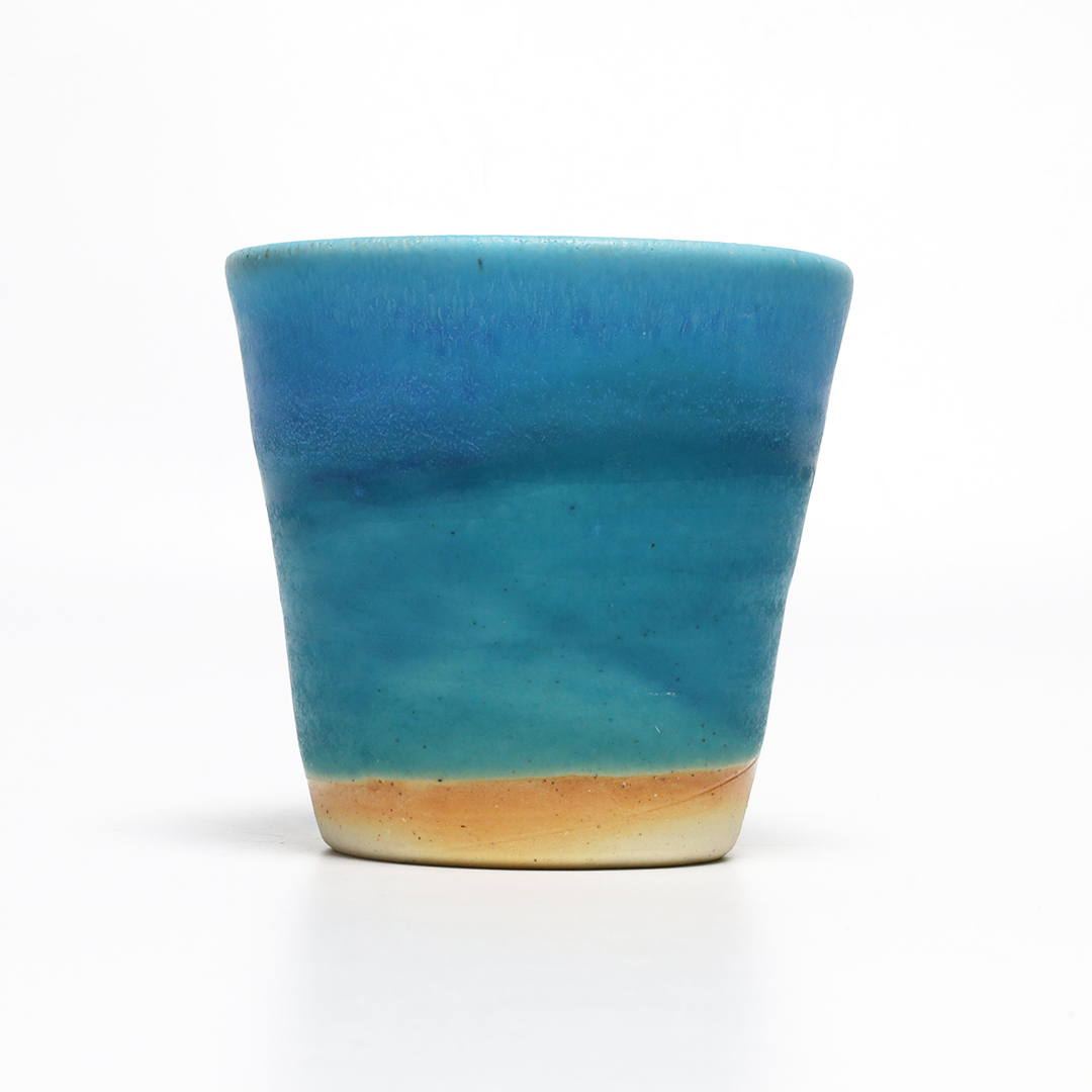 うるま陶器 そばちょこ・南国ビーチ やちむん 小鉢 カップ 作家 和食器