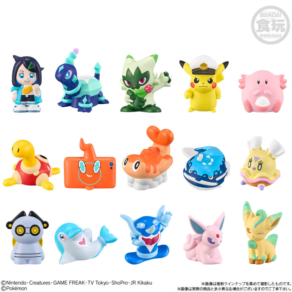 新発売の食玩ポケモン指人形にキャプテンピカチュウがラインナップ