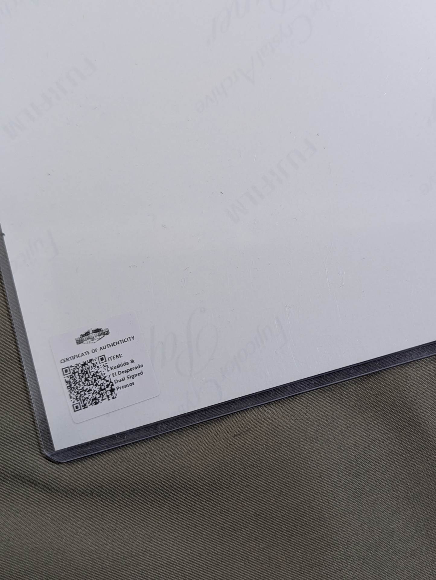 エル・デスペラード＆KUSHIDA 直筆Wサイン入り ポートレート – 闘道館