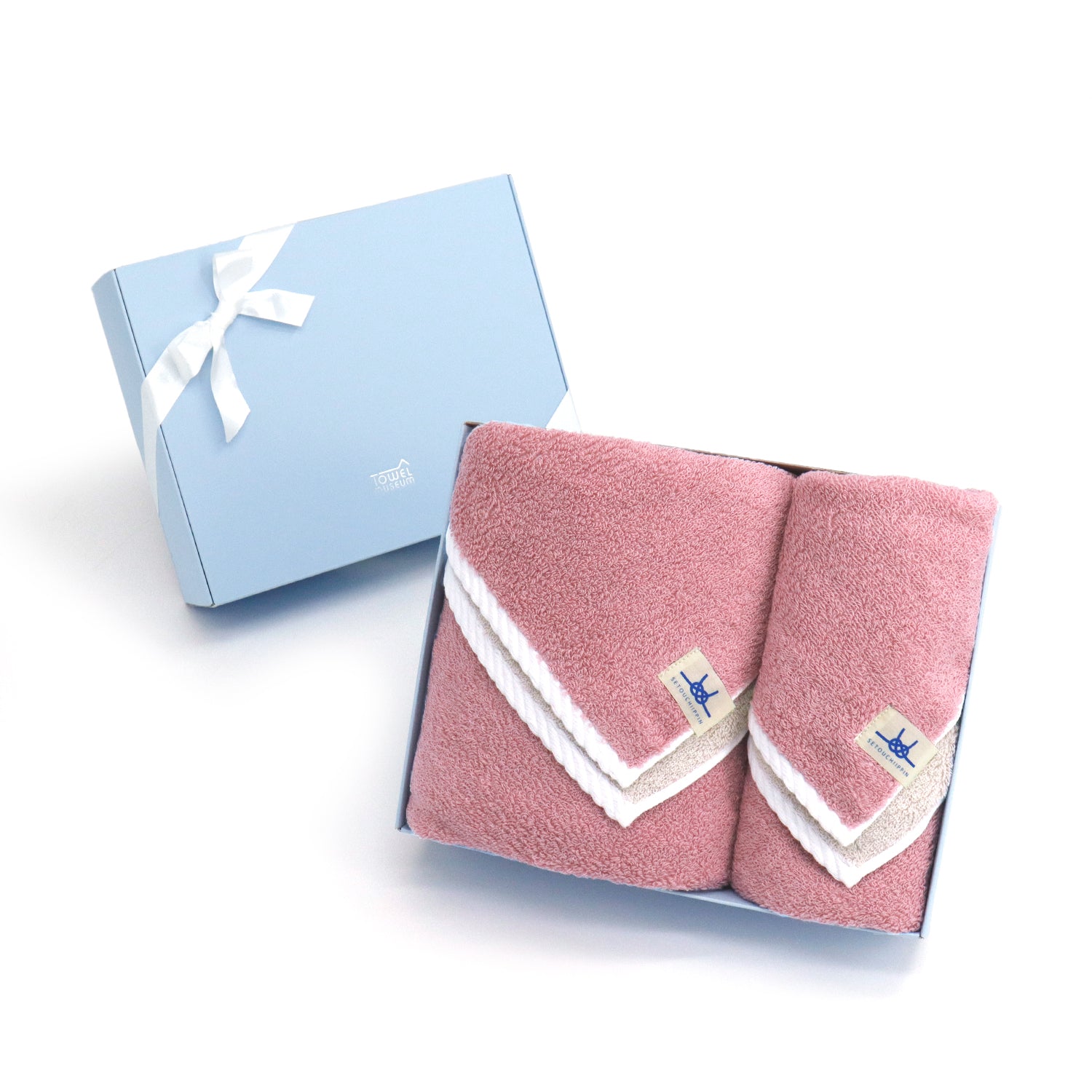 瀬戸内逸品』曙 akebono フェイスタオル&バスタオル セット – タオル