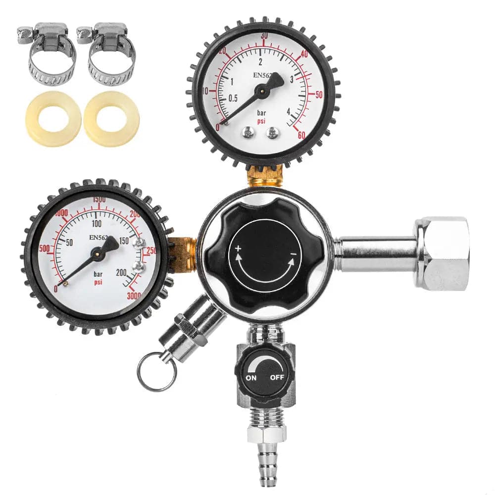 TMCRAFT Beer Keg Dual Gauge CO2 Regulator