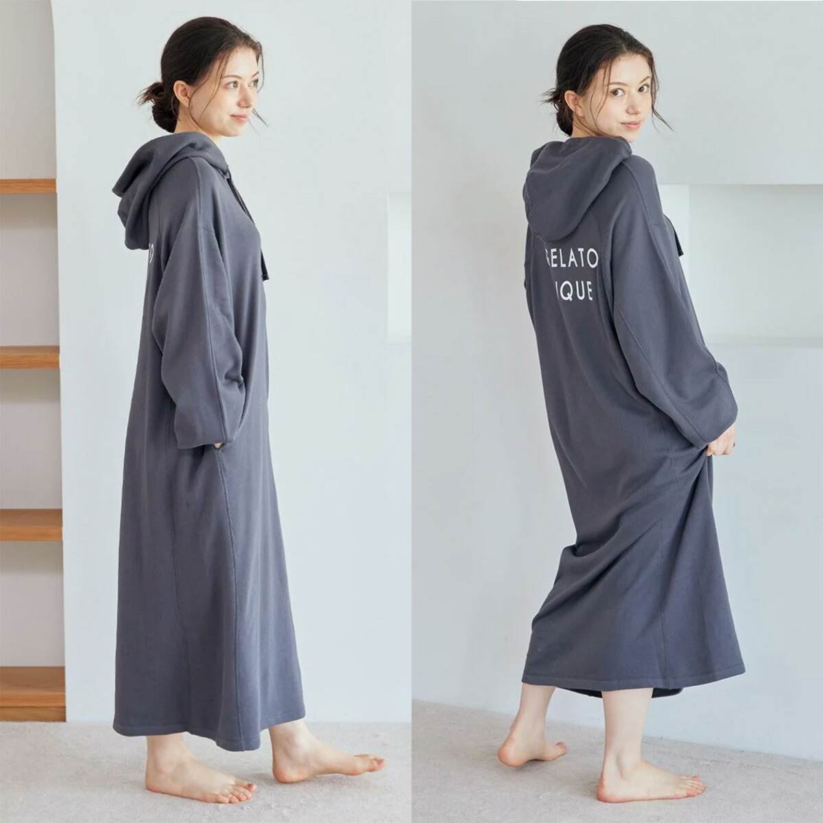 楽天市場】ジェラートピケ gelato pique ロゴ裏毛ワンピース