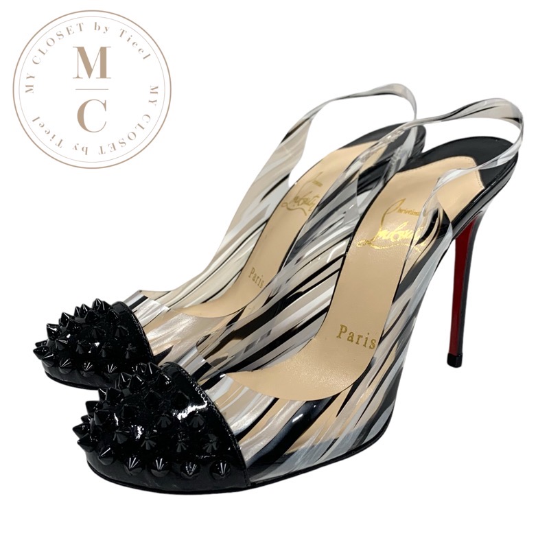 楽天市場】スタッズ（ブランドクリスチャンルブタン）（パンプス