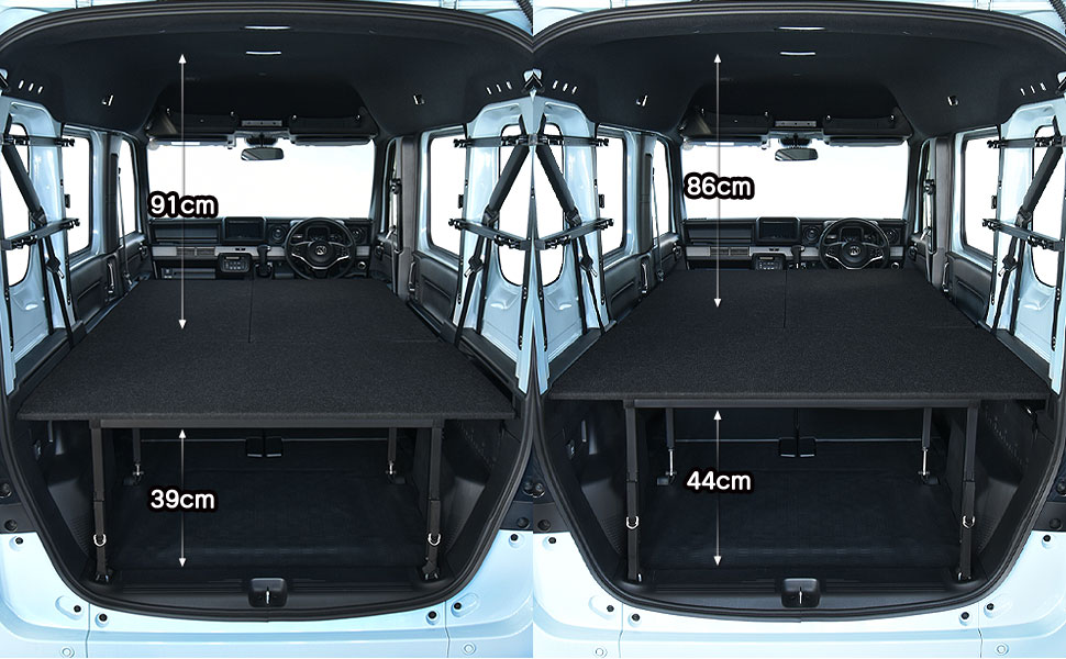 楽天市場】N-VAN マルチスペースEX ベッドキット パンチカーペット