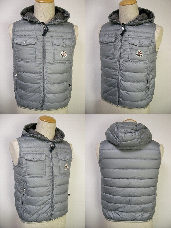 楽天市場】【MONCLER/モンクレール/フード付きライトダウンベスト/GERS