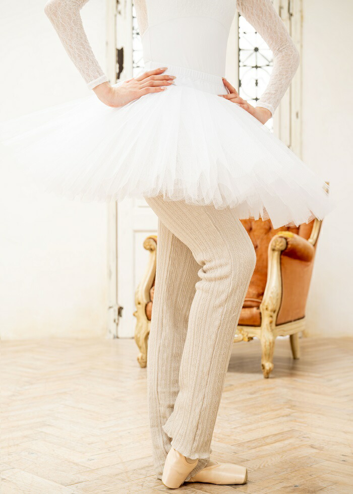 楽天市場】【Ting】 バレエ 練習用衣装 ホワイト チュチュボンスカート