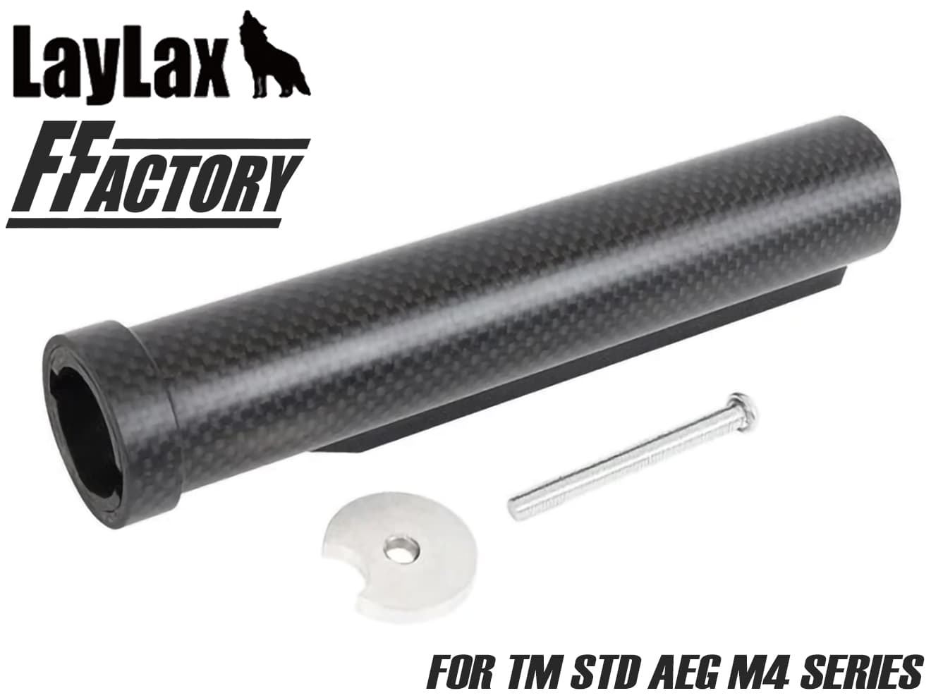 楽天市場】Laylax F-FACTORY M4カーボンストックパイプ(東京マルイ電動