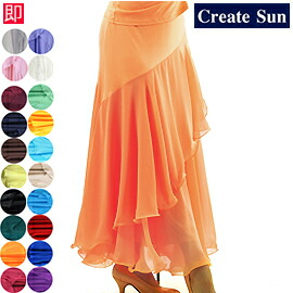 楽天市場】□ダンススカート・クリエイトサン□(社交ダンス/社交ダンス