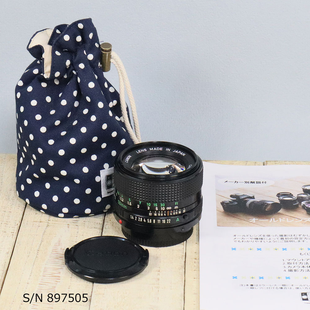 楽天市場】【保証付 】【中古】 オールドレンズ Canon New FD 50mm f1