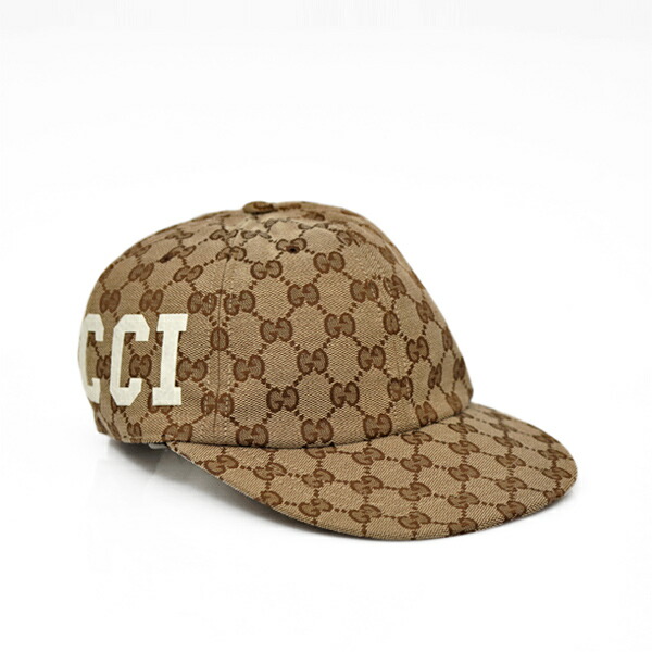 GUCCI GGパターン ベージュキャップ