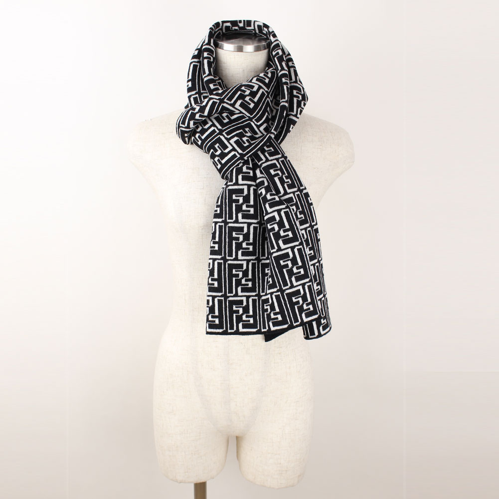 楽天市場】フェンディ ストール スカーフ メンズ ウール モノグラム