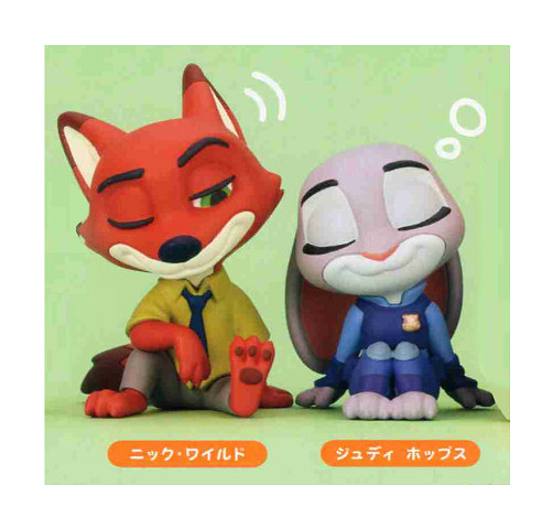 ニック・ワイルドとジュディ・ホップス フィギュア ズートピア一番くじ