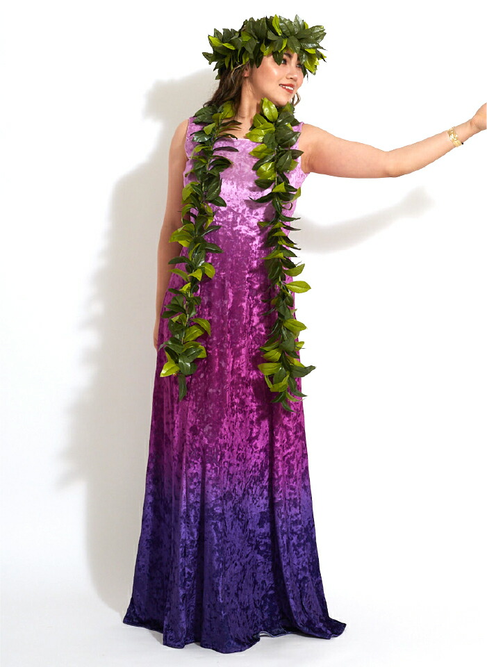 楽天市場】フラダンス 衣装 ベロアドレス フラ ドレス ハワイアン