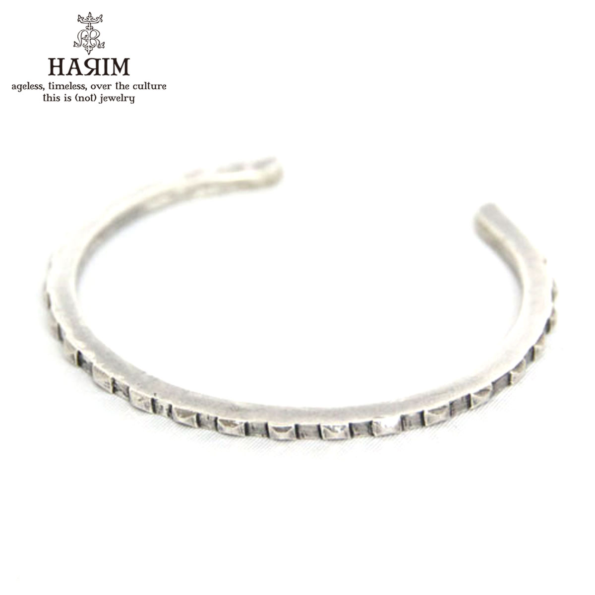 楽天市場】ハリム HARIM 正規販売店 バングル NAIL HEADS BANGLE