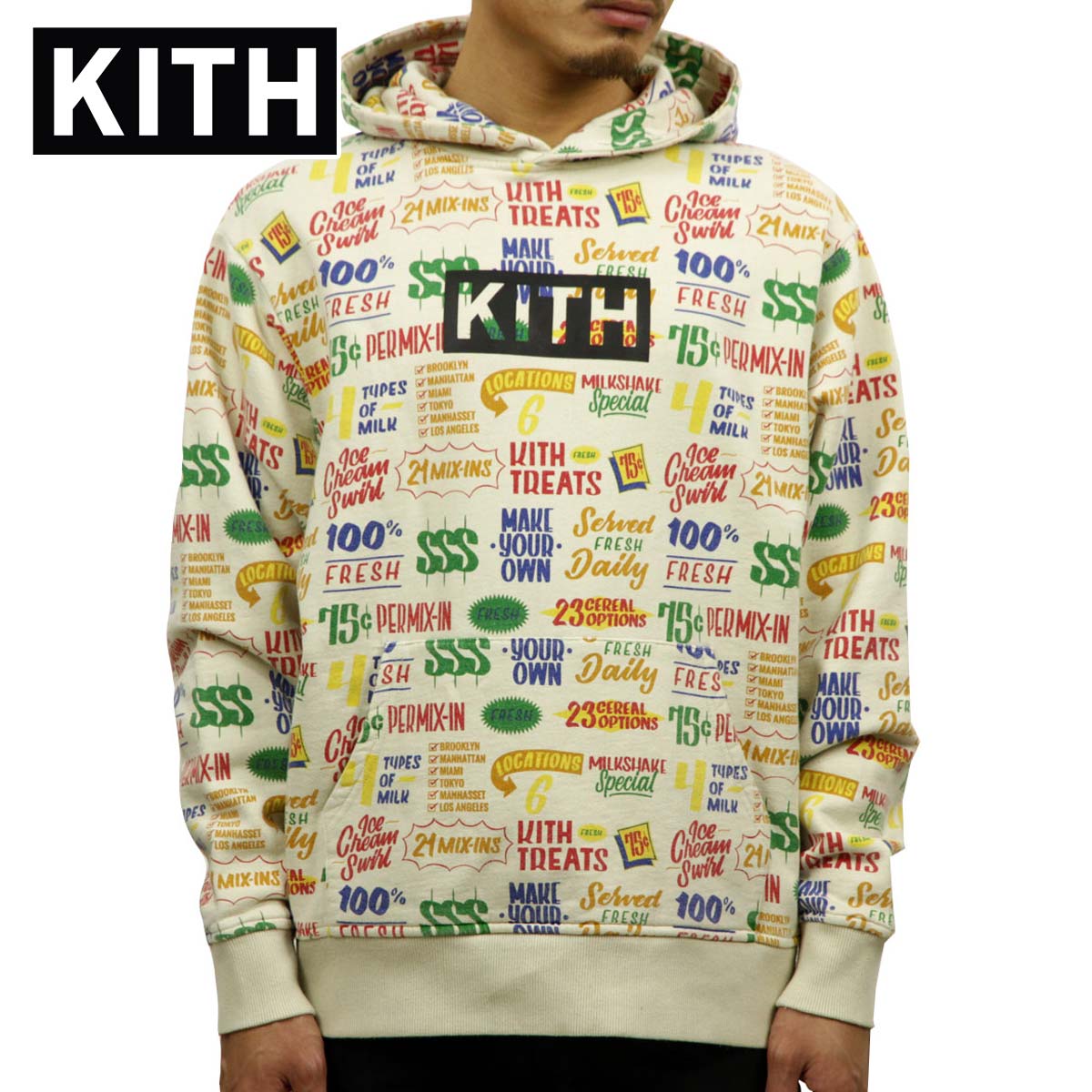楽天市場】キス パーカー メンズ 正規品 KITH プルオーバーパーカー