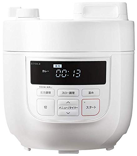 楽天市場】siroca 電気圧力鍋 sp-d131 レッドの通販
