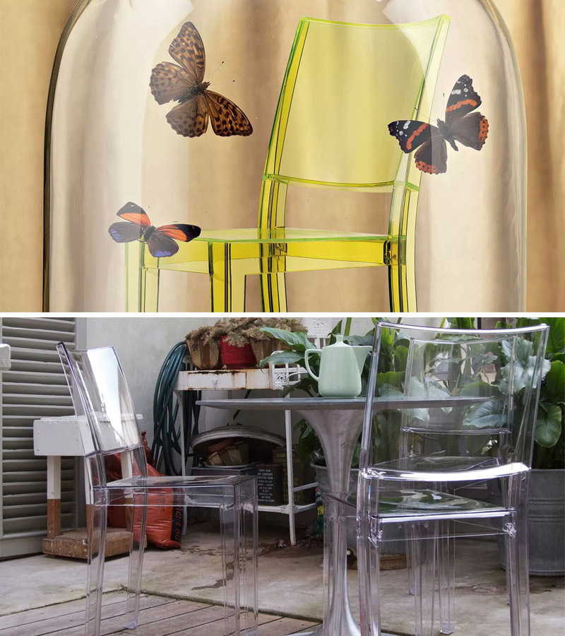 ①LA MARIE 蛍光イエローチェア KARTELL LA MARIÉ 蛍光イエローチェア
