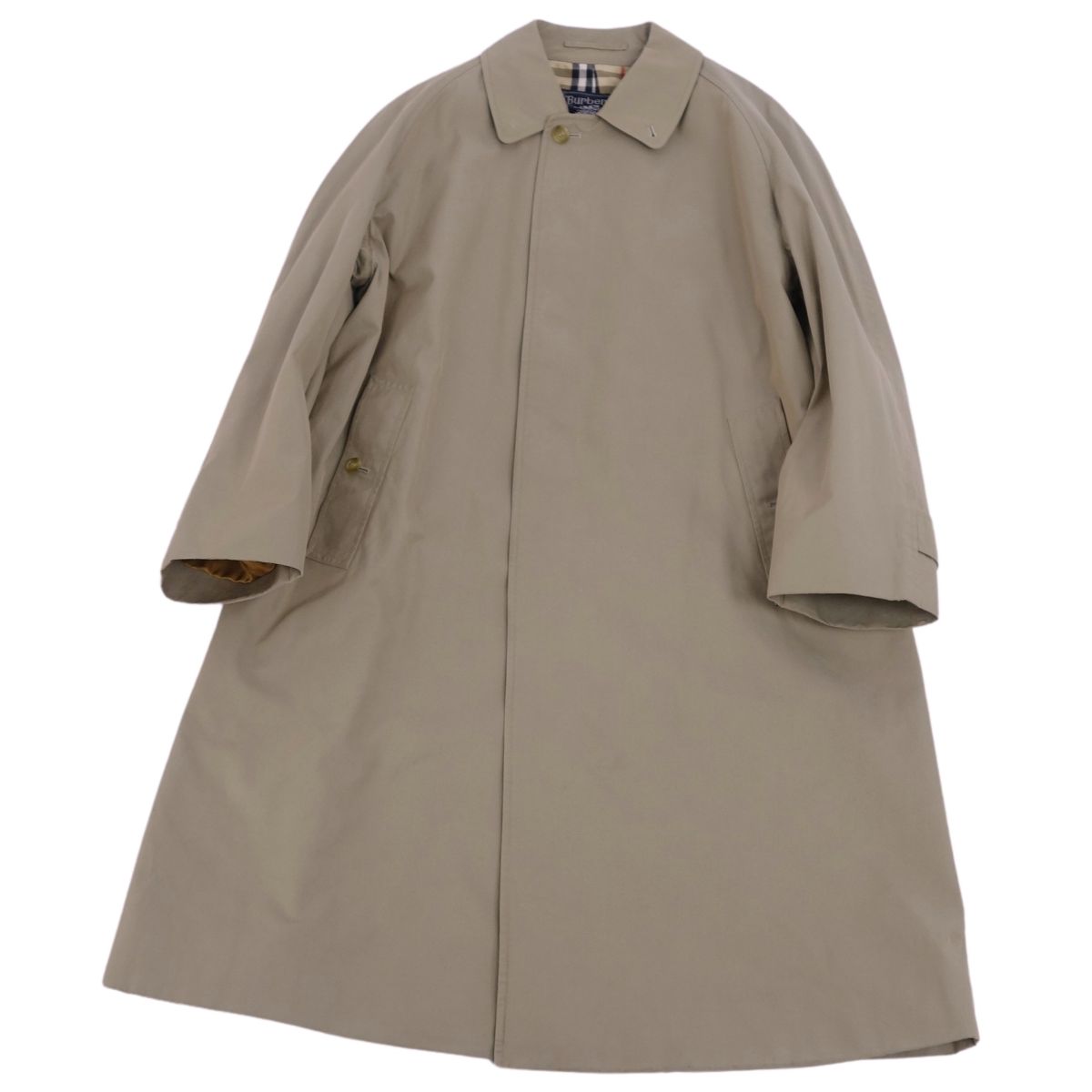 楽天市場】バーバリー ステンカラーコート カーキの通販