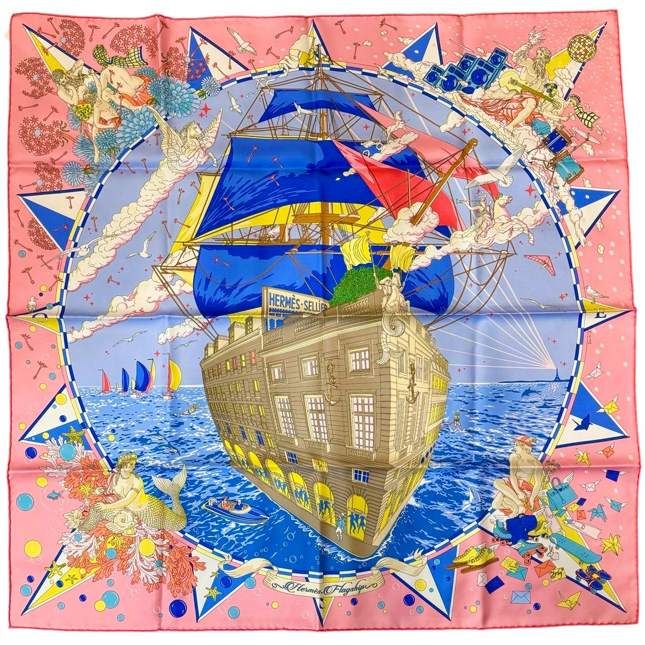 楽天市場】【新品未使用】 Hermès エルメス SCARF スカーフ カレ90