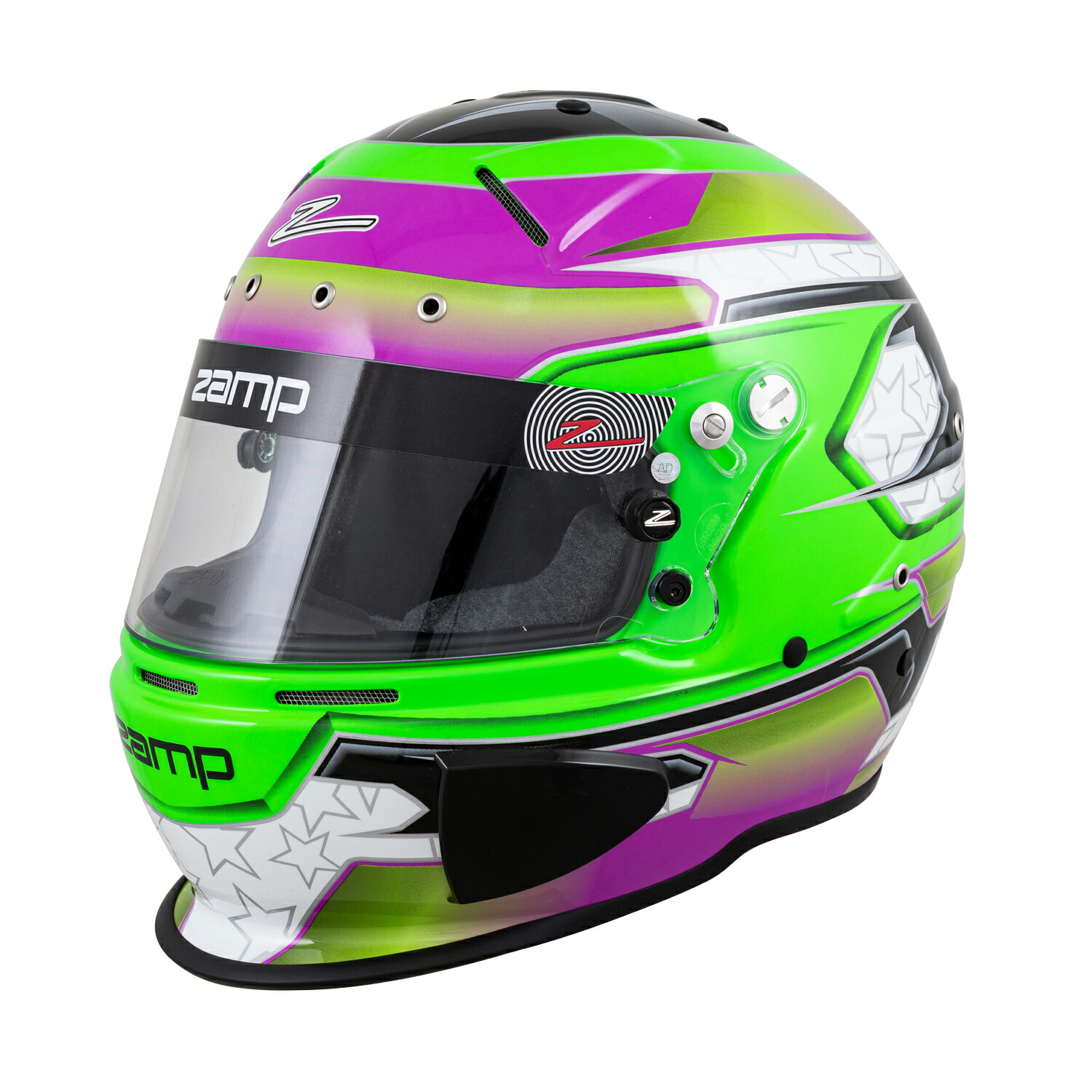 楽天市場】Zamp Helmet RZ-70E Switch Graphic Green/Purple グリーン