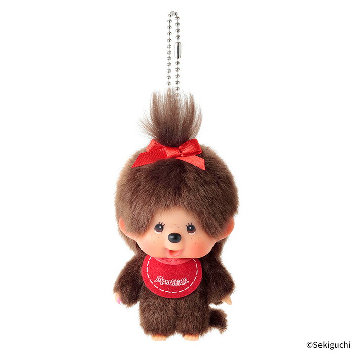 楽天市場】顔でかモンチッチ SSサイズ 女の子 キーチェーンSSサイズ 顔