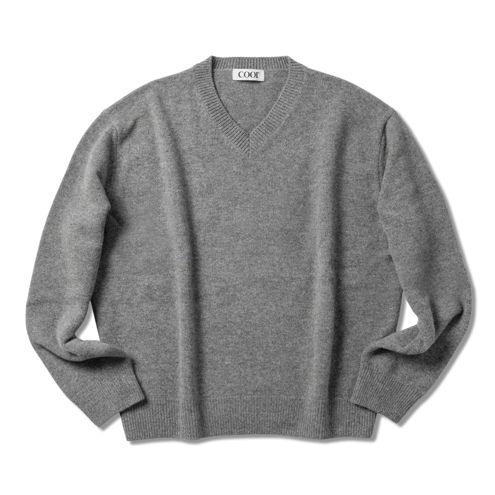 楽天市場】クオ COOR ウール Vネック ニット WOOL V-NECK SEWATER