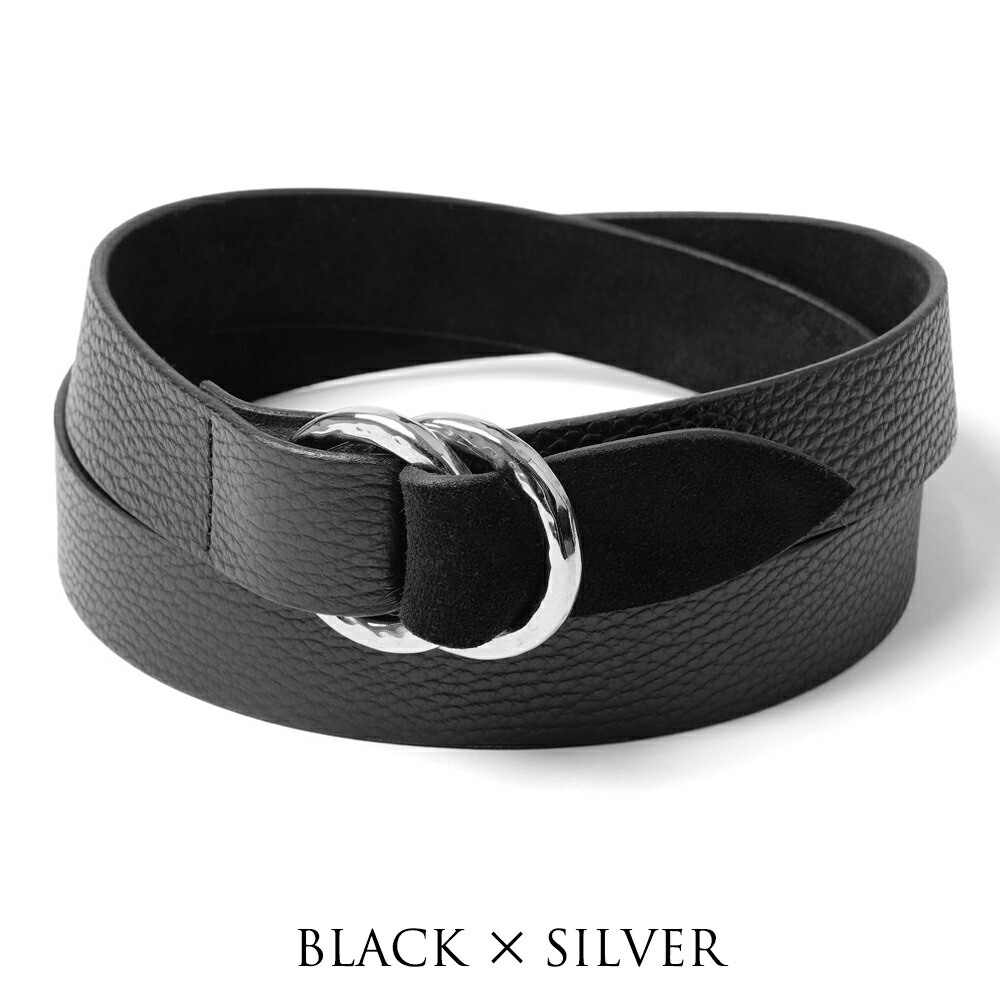 楽天市場】D'AMICO ダミーコ リングベルト ゴールドバックル シルバー