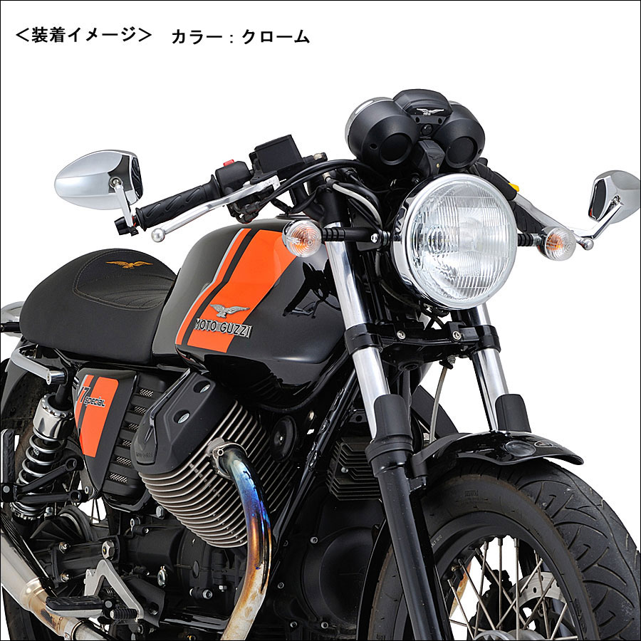 楽天市場】DAYTONA HIGHSIDER バーエンドミラー フェッララII