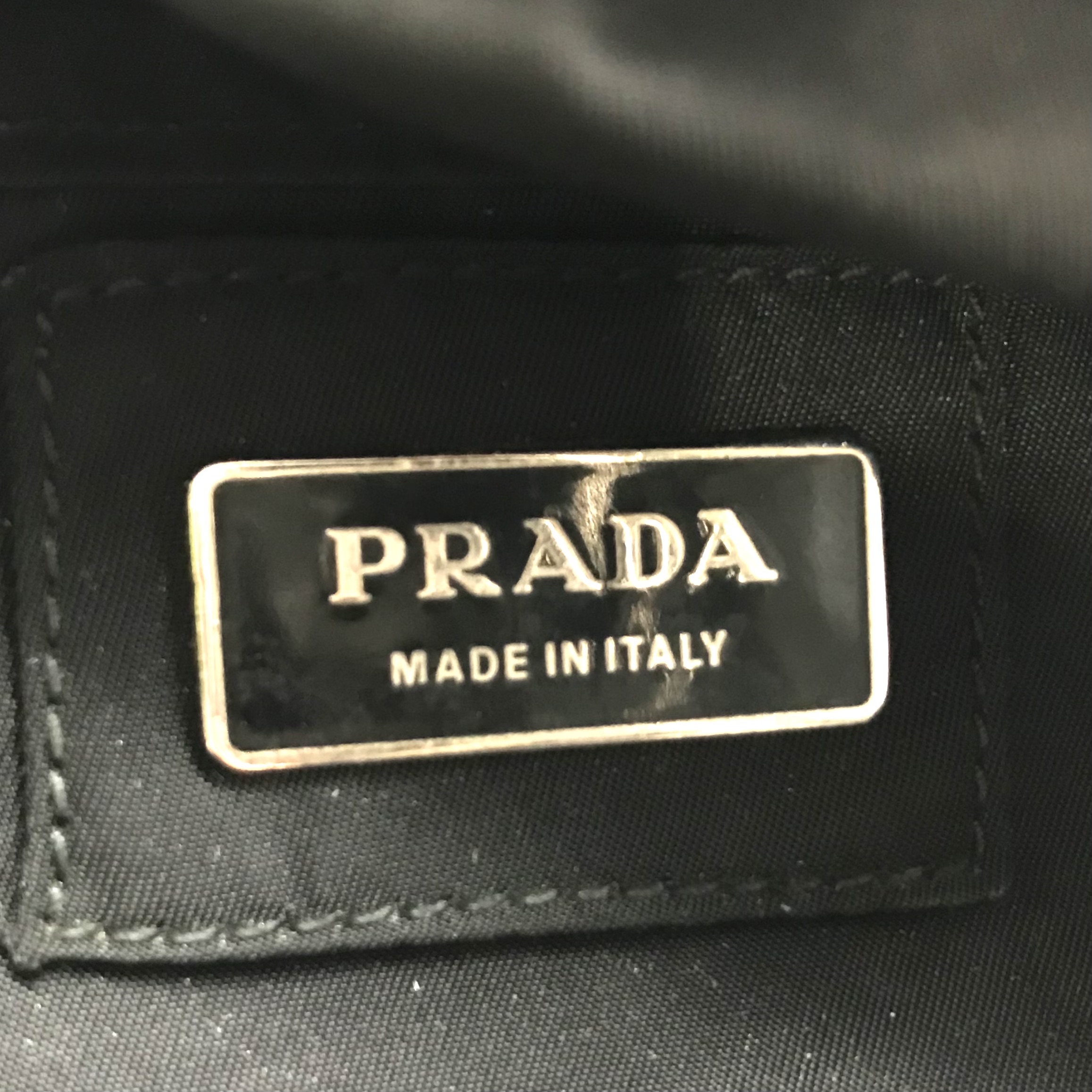 楽天市場】【中古】良品 PRADA プラダ 三角 ロゴ ナイロン 三角ロゴ