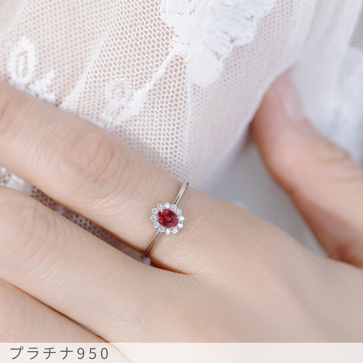 楽天市場】【鑑別書】 ルビー婚式 ルビー ダイヤモンド リング 非加熱