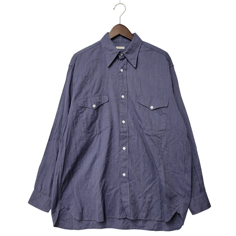 楽天市場】comoli シャツ navyの通販