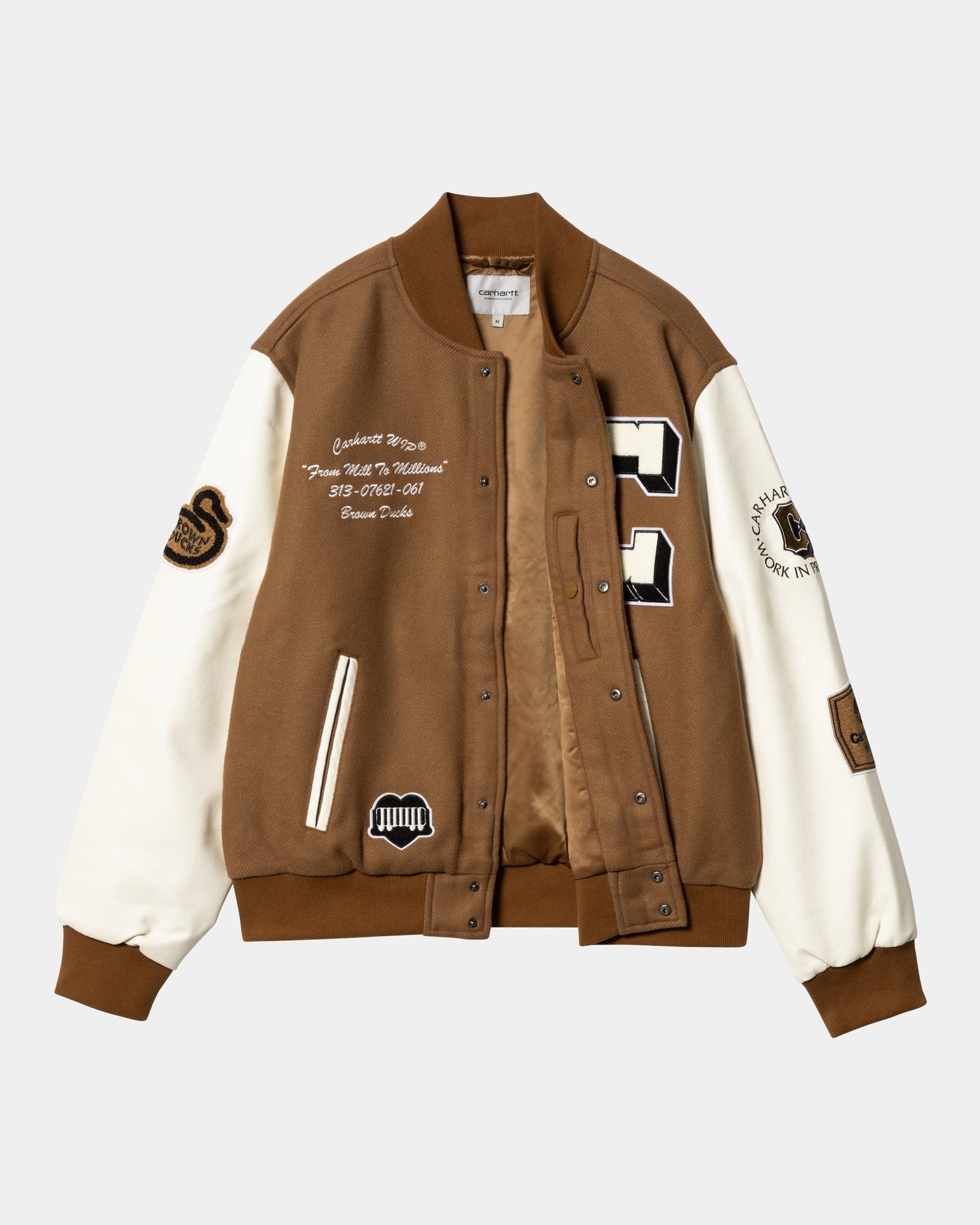 楽天市場】CARHARTT WIP Brown Ducks Bomber カーハートダブリュー