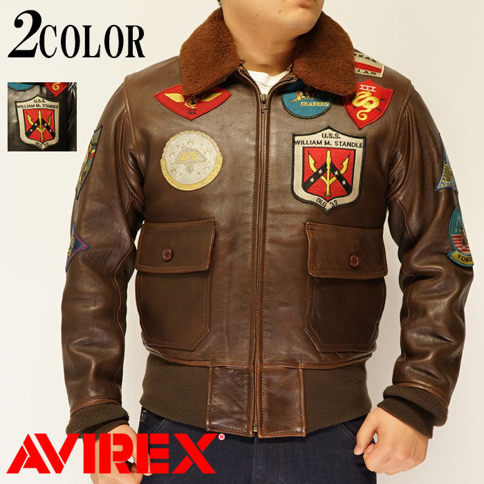 楽天市場】AVIREX アヴィレックス G-1 フライト レザー ジャケット TOP