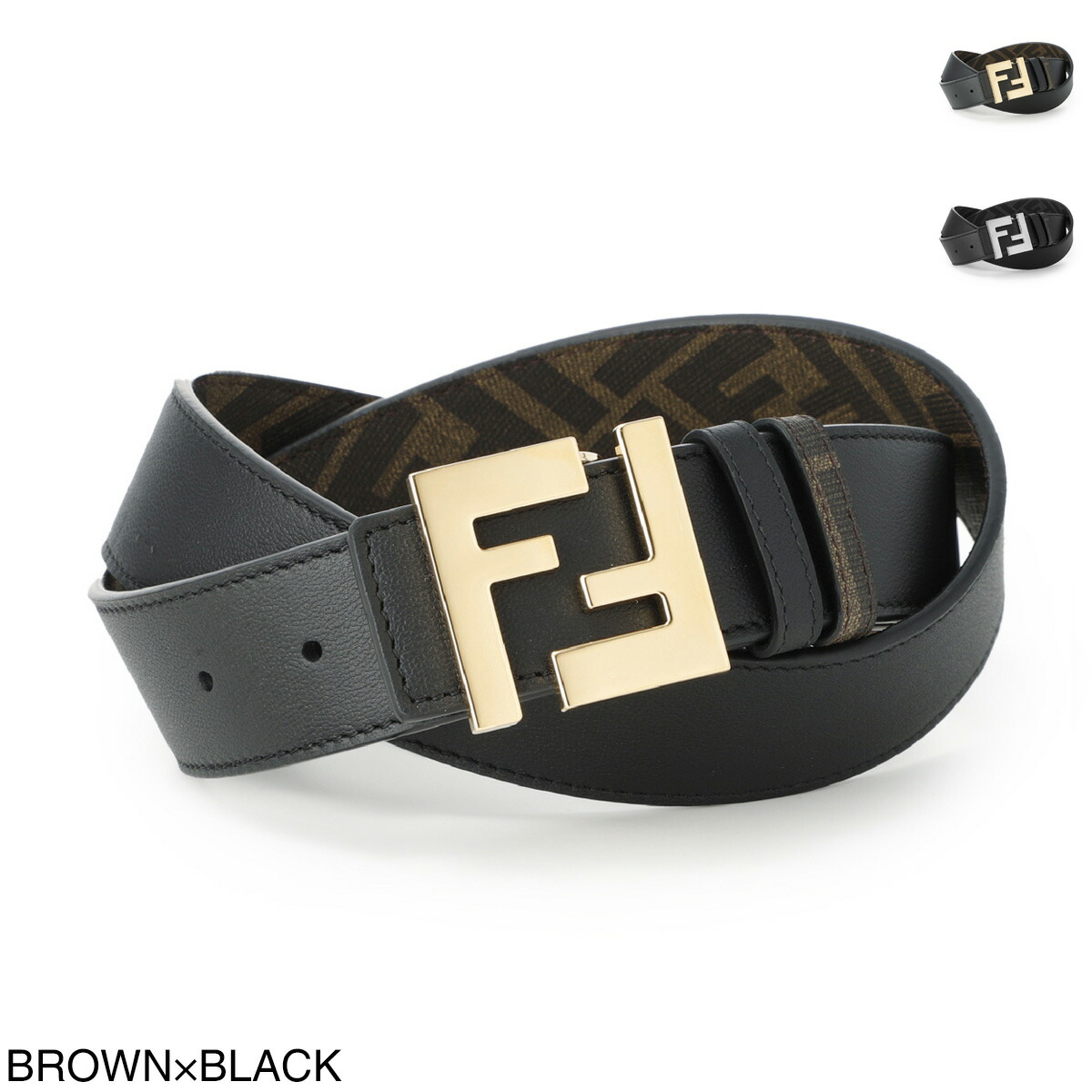 楽天市場】フェンディ FENDI リバーシブルベルト メンズ 7c0424 agr9