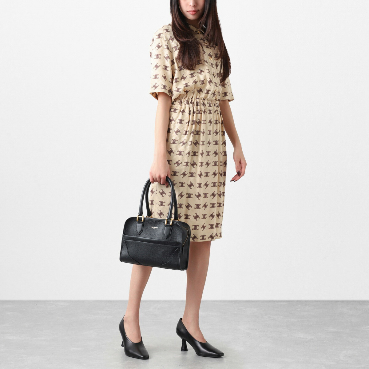 楽天市場】セリーヌ CELINE ワンピース ベージュ レディース 2r61g