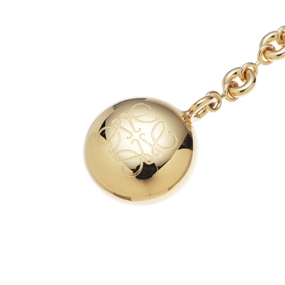 楽天市場】ロエベ LOEWE キーリング バッグチャームゴールド