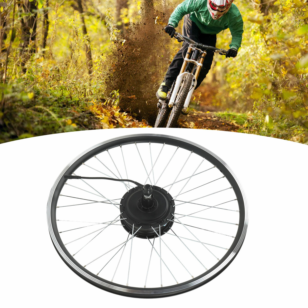 楽天市場】【限定クーポン配布中！】電動自転車変換キット 36V 500W