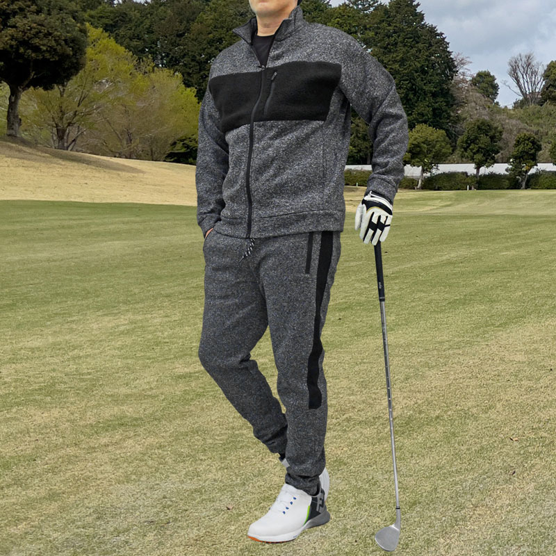 楽天市場】送料無料 ゴルフウェア セットアップ メンズ 上下セット