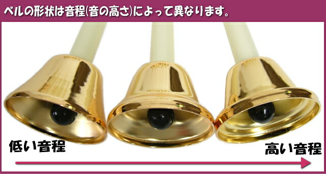 楽天市場】全音 ミュージックベル ハンドベル ゴールド 27音