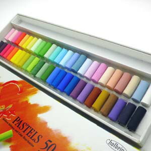 楽天市場】ホルベインアーチストソフトパステル50色セット : 中善画廊