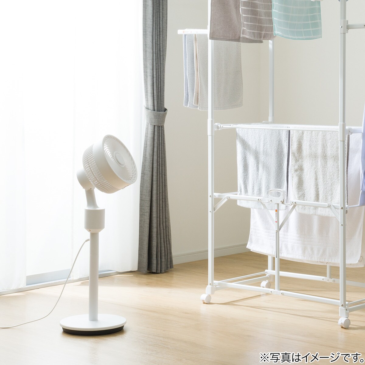 楽天市場】左右自動首振り ACタイプ リビングサーキュレーター (18cm