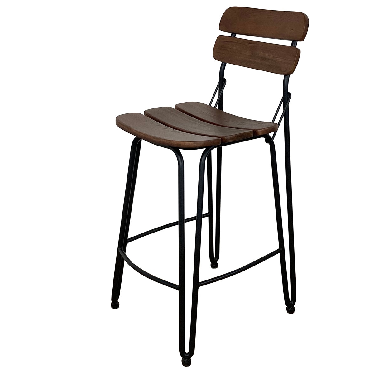 楽天市場】天然木ニレ無垢集成材 カウンターチェア (MBR) ニトリ