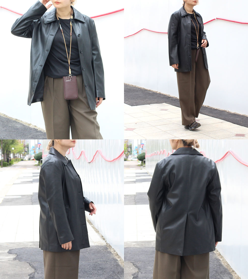 楽天市場】【s30】トゥデイフル TODAYFUL エコレザーステンカラー