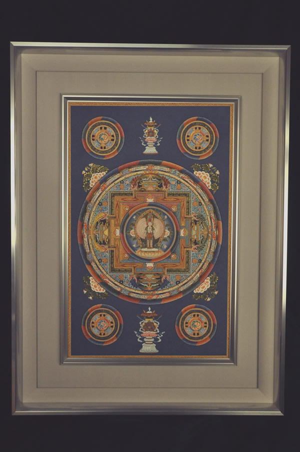 楽天市場】肉筆仏画 千手観音曼荼羅 : 仏像仏画チベット美術卸の天竺堂