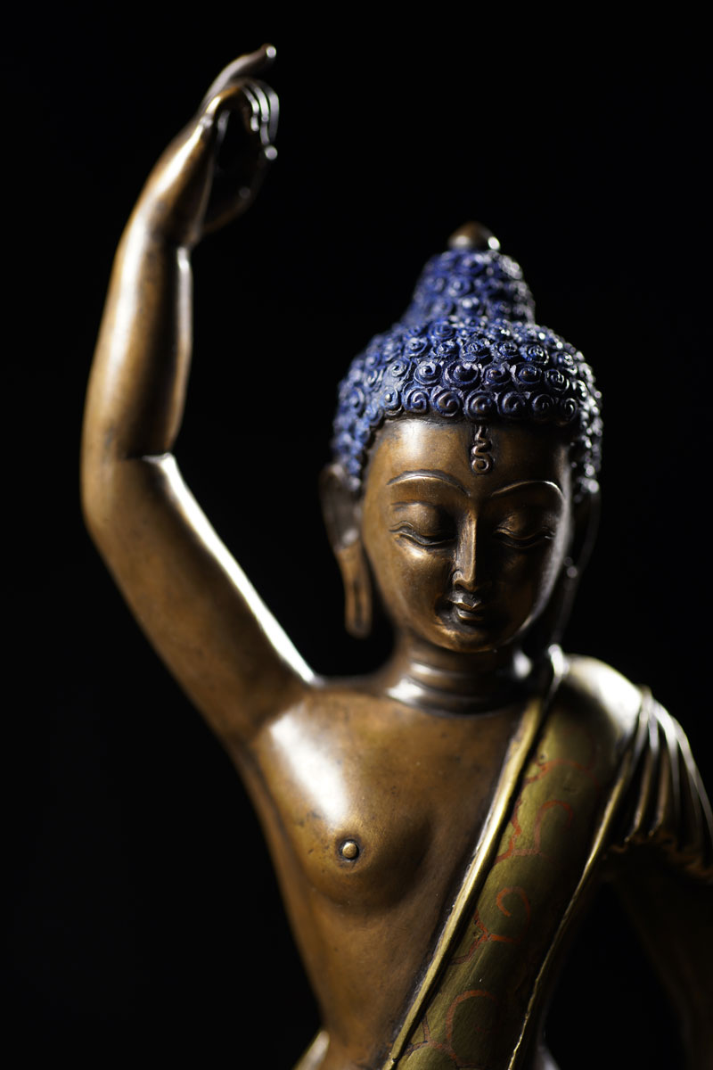 楽天市場】釈迦誕生仏 黄銅製彫金仕上げ : 仏像仏画チベット美術卸の天竺堂