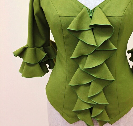 楽天市場】フラメンコ衣装 ブラウス 抹茶ブラウス 全20色 オリーブ