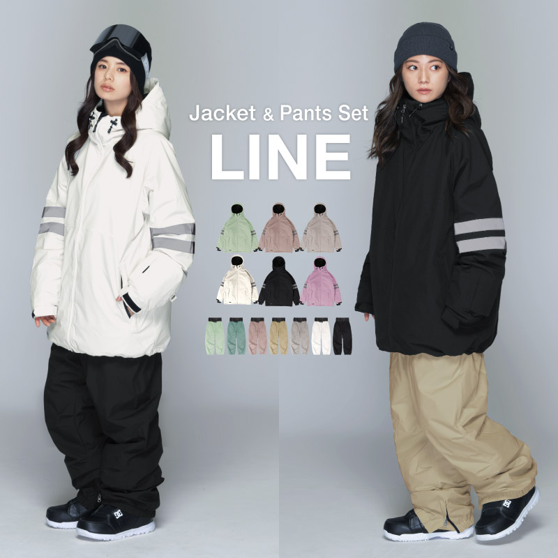楽天市場】スノーボードウェア スキーウェア 上下セット レディース