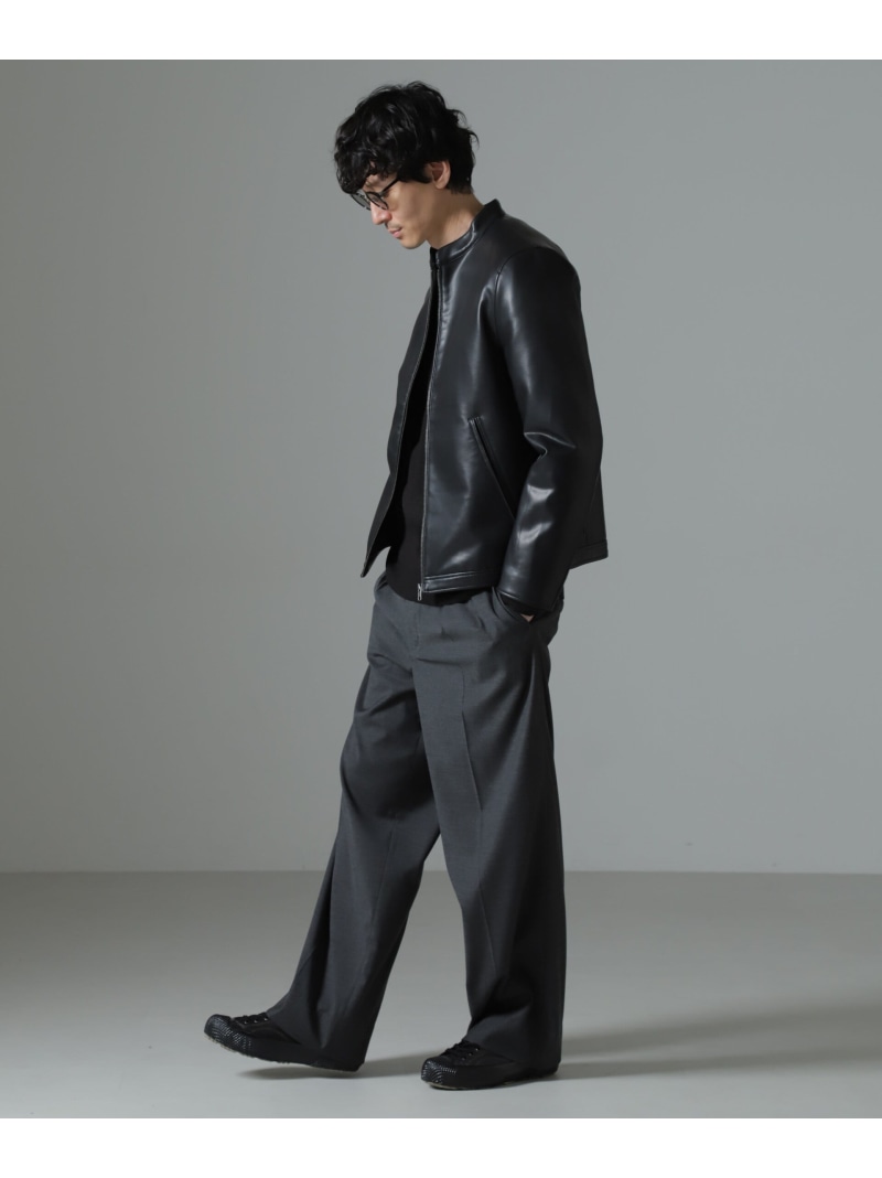 楽天市場】【SALE／60%OFF】フェイクレザーシングルライダース