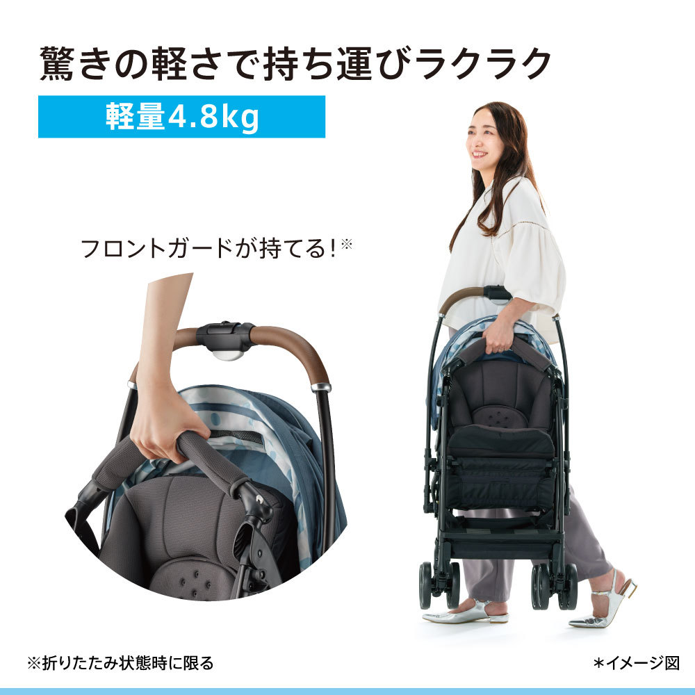 楽天市場】【送料無料】 アップリカ ラクーナ エアー プラス ブルー BL